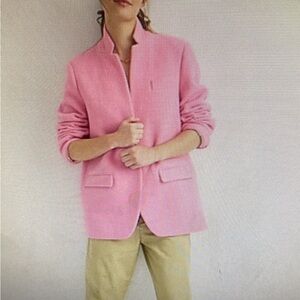 Jcrew Pink Wool Coat